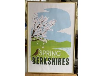 Framed 'Spring Into The Berkshires' Poster