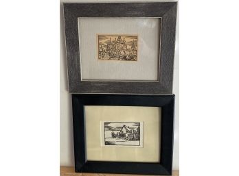Two Framed Prints By Lebedeff