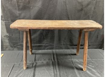 Arts And Craft Antique Wood Bench