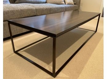 Mitchell Gold & Bob Williams Cocktail Table With Metal Frame