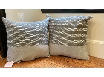 KATE SPADE Grey Dot Pillow Case Only -  Pair