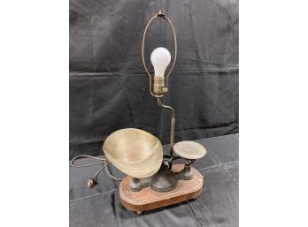 Antique Scale Lamp