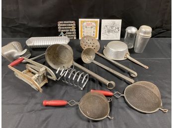 Group Of Vintage Kitchen Items