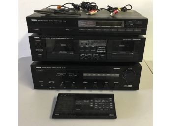 Vintage Toshiba Audio Control Set Up Collection With Remote