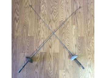 Pair Of French Antique Fencing Swords