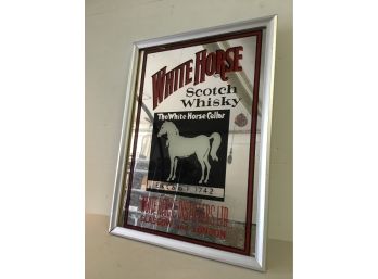 White Horse Scotch Whiskey Bar Mirror