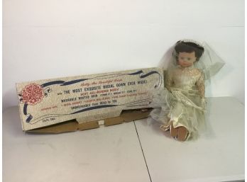 Betty The Beautiful Bride Wedding Doll In Original Box