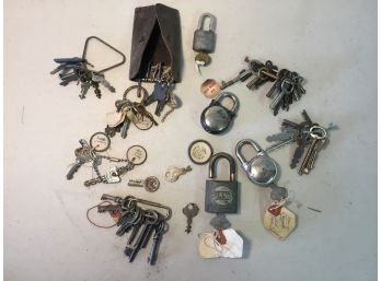 Vintage / Antique Lock & Key Collection