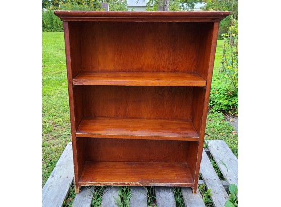 Solid Wood Bookshelf, Shelves Are Not Adjustable, Sturdy