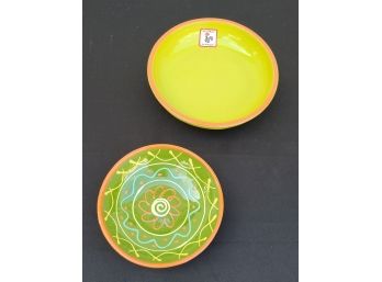 2 Beautiful Bowls Made In Spain, No Chips