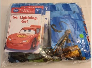 Cars Toddler Blanket And 9 Paperback Books