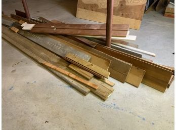 Pile Of Varying Sizes Of Wood