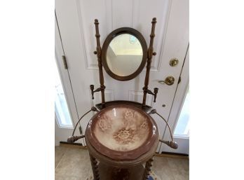 Vintage Wash Bowl Stand