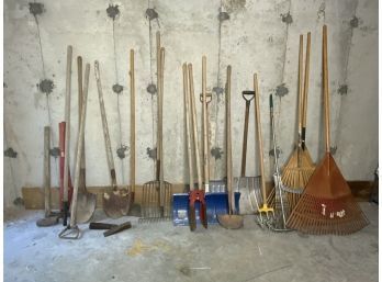 Wall Of Yard Tools