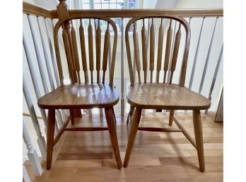 Two Matching Windsor Dining Chairs