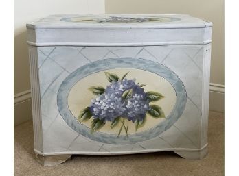 White Painted Wooden Chest