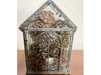 Decor Glass Birdhouse