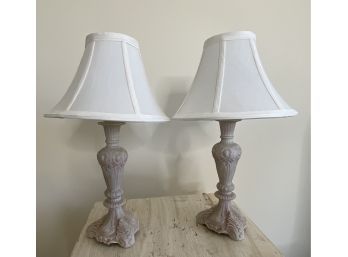 Two Boudoir Lamps