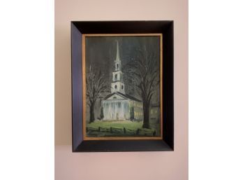 Painting Of Old Lyme Church