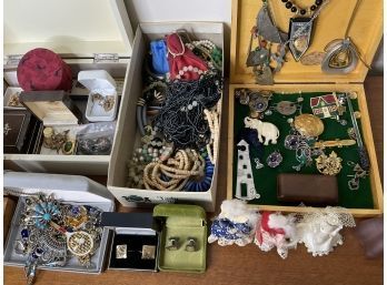 A Lot Of Costume Jewelry!