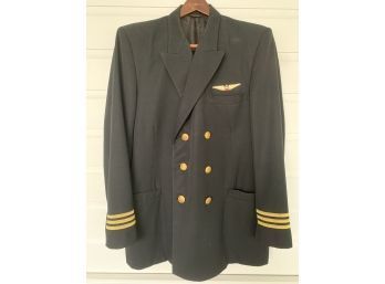 Vintage Mens Delta Pilot Jacket Blazer