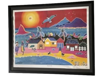 'dwelling Places' Framed  Lithograph By Leo Brown - Signed And Numbered By Artist 362/600