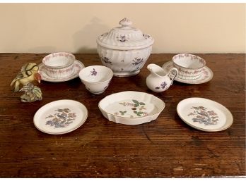 Collection Of English Wedgwood, Royal Worcester & French Bone China Dishes