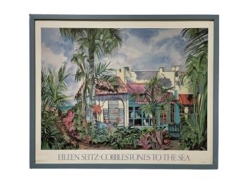 Eileen Seitz - Cobblestones To The Sea - Framed Poster