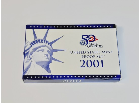 Complete2001 United States Proof Set With State Quarters
