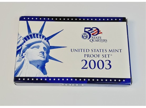 Complete 2003 United States Proof Set With State Quarters