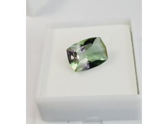 4.25ct 14x10mm Zandrite Changes Color Green/Blue Loose Gemstone