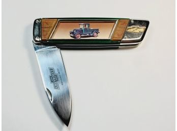 New 1928 Chevy Franklin Mint Heavy Duty Pocket Knife