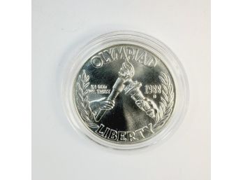 1988 Olympiad  Silver Dollar Coin