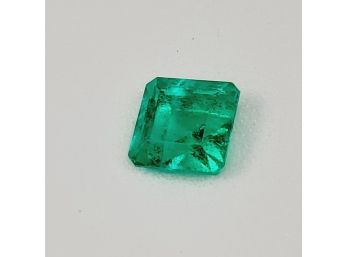.50ct  Emerald Cut  5x5mm Columbian Emerald Loose Gemstone