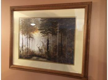 Framed Deer Print By Coulson
