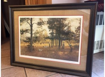 1983 Signed And Numbered Hunting Print By Robert Abbett 658/950