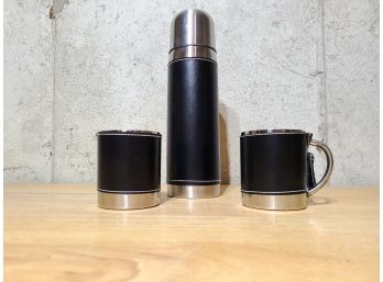 Stainless Steel Thermos And Mug Set