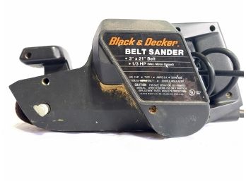 Black And Decker Belt Sander
