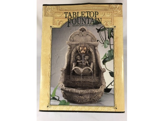 Table Top Fountain Handcrafted Home Deco