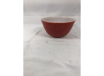 Vintage Red Pyrex Bowl #6