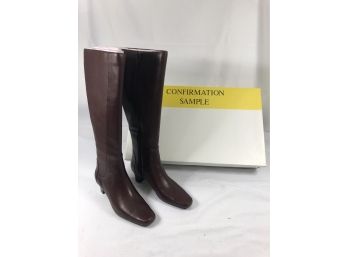 Women's Chocolate Brown Boots Size 6 NIB #1
