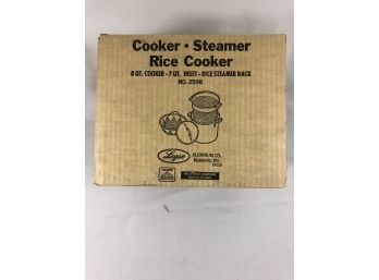 Cooker Steamer, Rice Cooker NIB