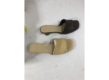 Women's Sandals Brown & Natural/tan Size 6 NIB #7