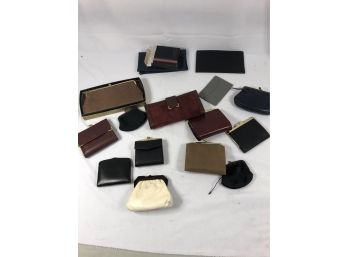Tray Lot Of Vintage Wallets