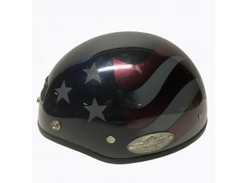 Vintage  1998 AGV,  American Flag Helmet For Harley Davidson   .size M 58 .