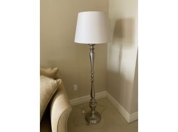 Lillian August Samara Brass/Nickel Adj Floor Lamp Retailed $700