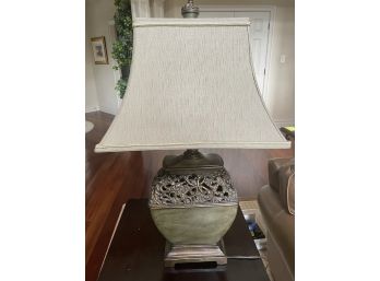 Beautiful Green Lamp Excellent Condition 12x31x6