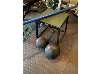 Fitness Lot - 2 Medicine Balls, 1 Plyo Box And 1 Body Bar