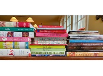 Big Lot Of Cookbooks (Lot #1) Located In Kitchen