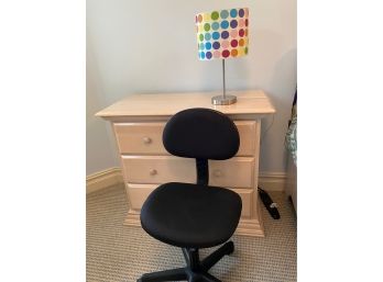 Decorative Lamp And Adjustable Study Chair